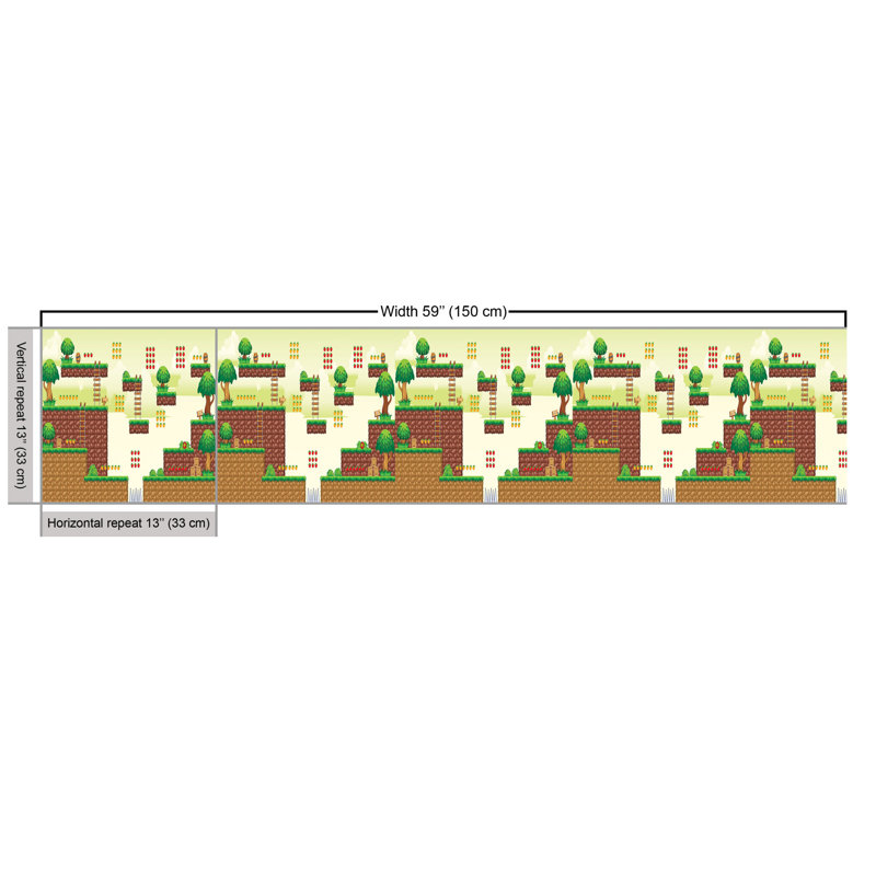 Nowakowski Ground Tiles Trees Computer Game Fabric