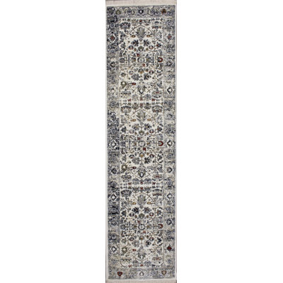 Tapis oriental gris / crème Rojas