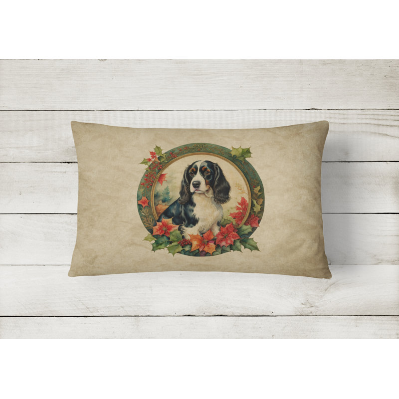 Coussin Christmas, 12 po x 16 po, Rectangulaire