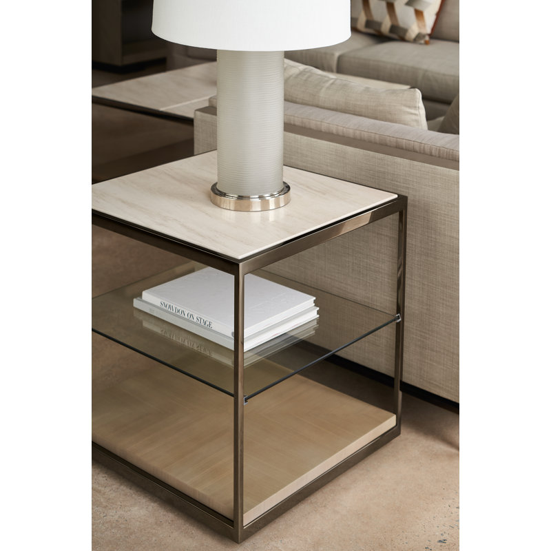Cartesian Stone End Table