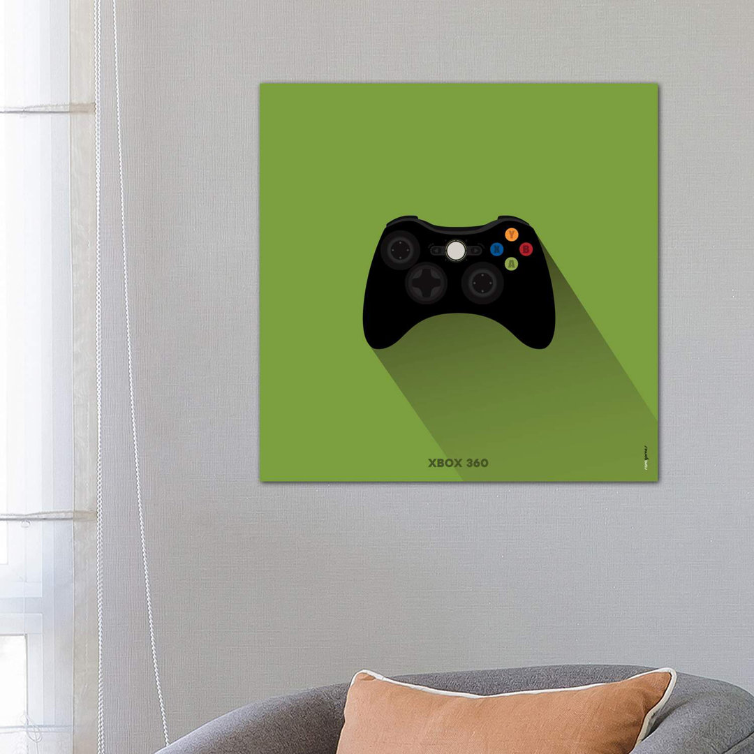 Leinwandbild - Grafikdruck „Joystick Xbox 360” von Rafael Gomes