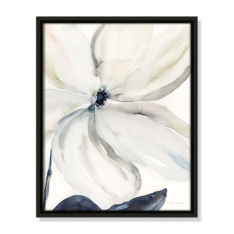 «Day Break Bloom I Print» par Kristen Brockmon, Espresso, H 15,5 po x l 12,5 po x P 2 po