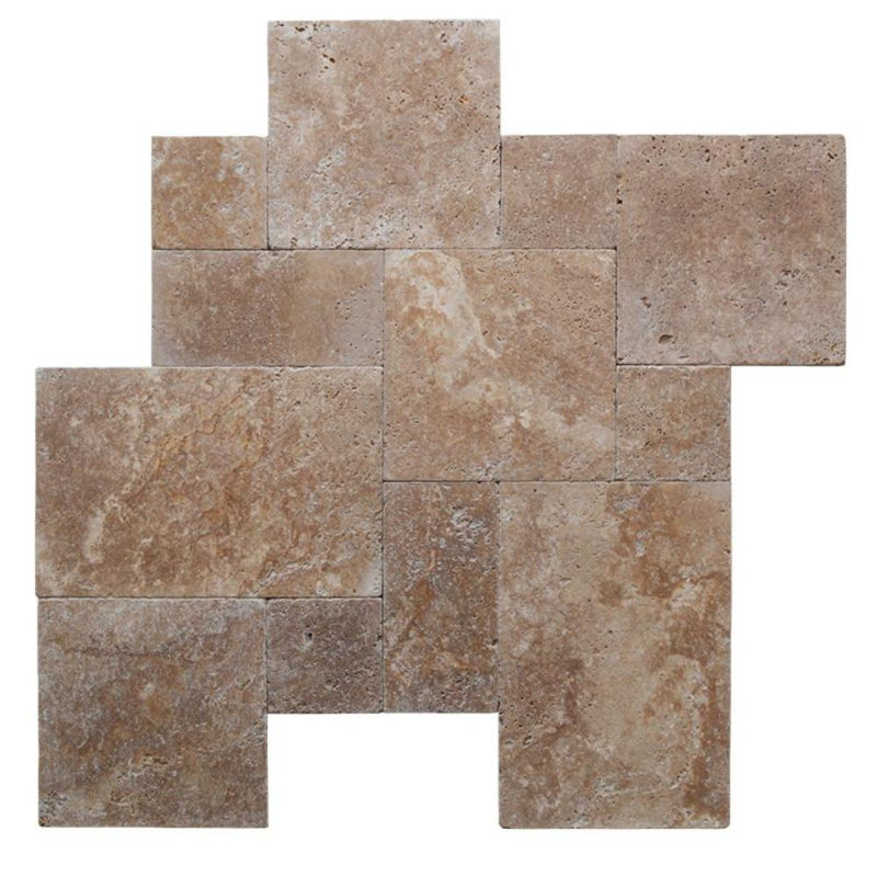 Carrelage pour mur et plancher en marbre Travertine