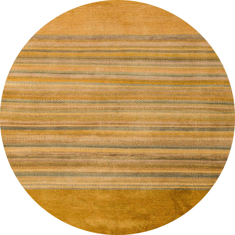 Abstract Indoor Rug, Round 4'