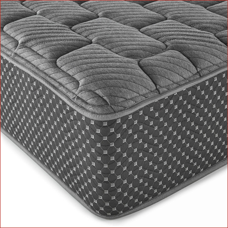 Mattresses, 13" Quilted Firm King Mattress with Wicking Cover | Slate Gray | Foam+Spring
2Description:, King