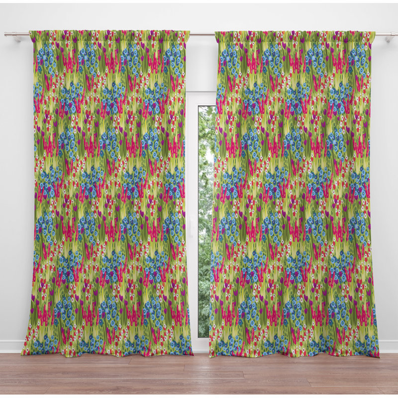 Paire de rideaux obscurcissant en polyester Ottaway, L 20 po x L 52 po