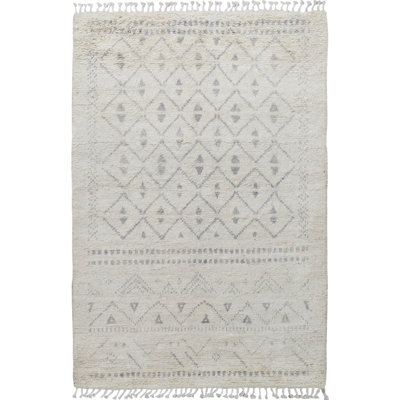One-of-a-Kind 4'10" X 8'5" Wool Area Rug in Ivory