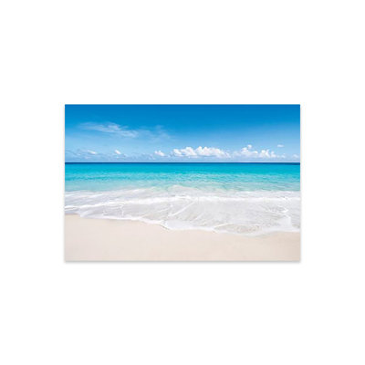 «Beautiful Beach on Bora Bora» par Jan Becke - impression sans cadre
