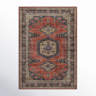 Birch Lane™ Avonmore Oriental Machine Woven Polyester Area Rug in Red ...
