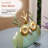8"H Metal Owl Queen Statue Decor for Patio & Garden