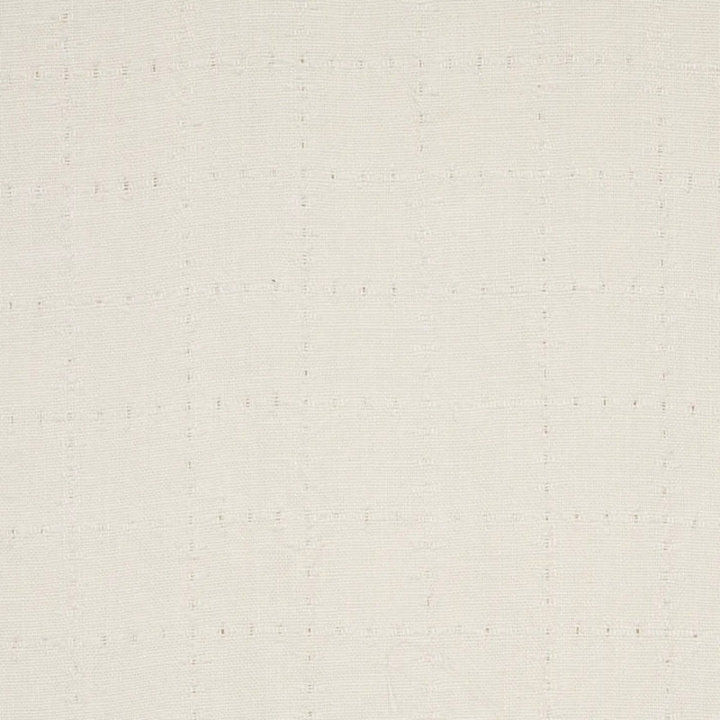 Elin Check Fabric, Ivory