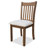 Kendall Rubberwood Dining Chairs with Cushioned Seats-111087593-111087594
