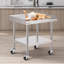 VEVOR Stainless Steel 28'' L x 24'' W x 30'' H Adjustable Portable Work Table