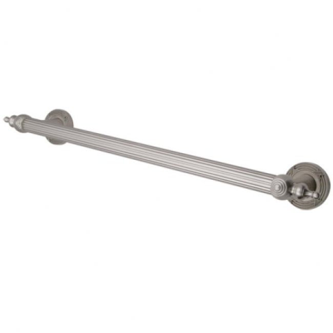 Templeton Made to Match Designer Grab Bar, Satin Nickel, 12"