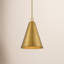 Luminaire en laiton naturel à 1 lumière Meridian Millom-756184958