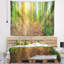 Tapisserie panorama à forêt dense dense en polyester avec accessoires suspendus inclus-28490706
