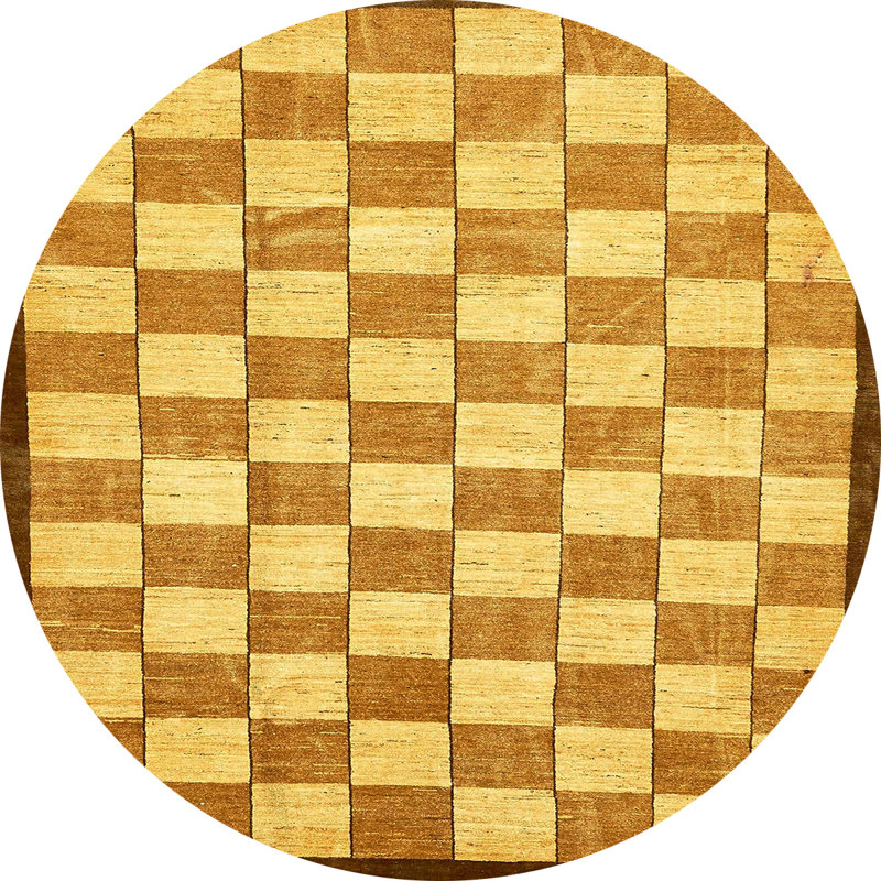 Abstract Indoor Rug, Round 4'