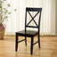 Chaise d'appoint à dossier en X Cierra-1016120000