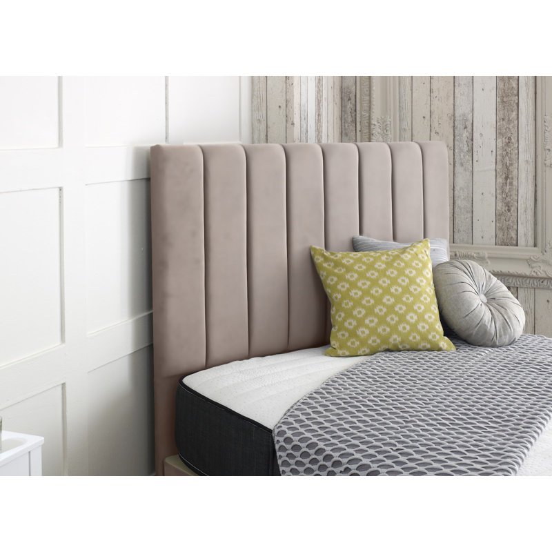 Arris Upholstered Headboard, Small Single (2'6), Lilac