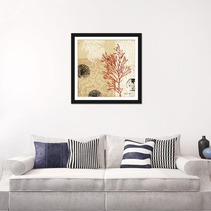 Coral Impressions II par Tandi Venter - Giclée sur toile tendue avec châssis, H 24 po x l 24 po x P 1 po, Blanc
