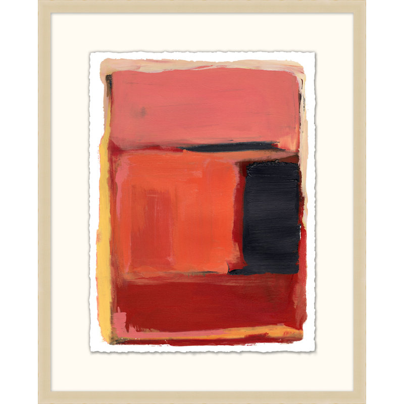 «Color Study», reproduction encadrée sur verre 2 pi
