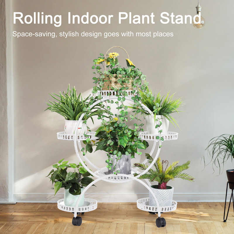 Henryville Plant Stand, White