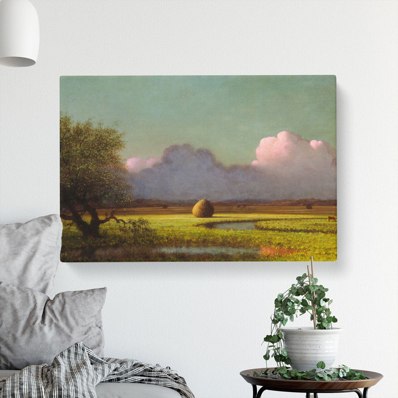 Newbury Marshes by Martin Johnson Heade - Wrapped Canvas Print, 50cm H x 76cm W x 3cm D