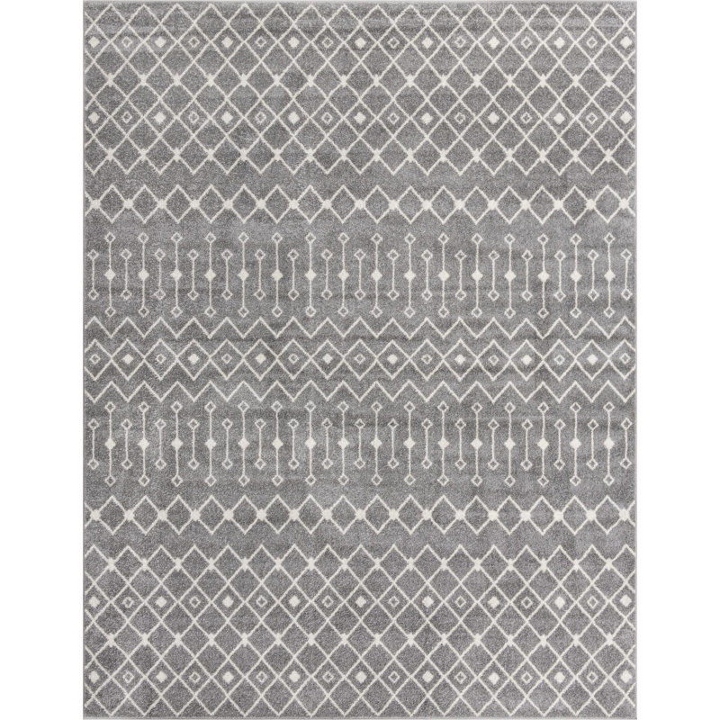 Tapis d'intérieur Somerville, Grey, Rectangle 10' x 13'