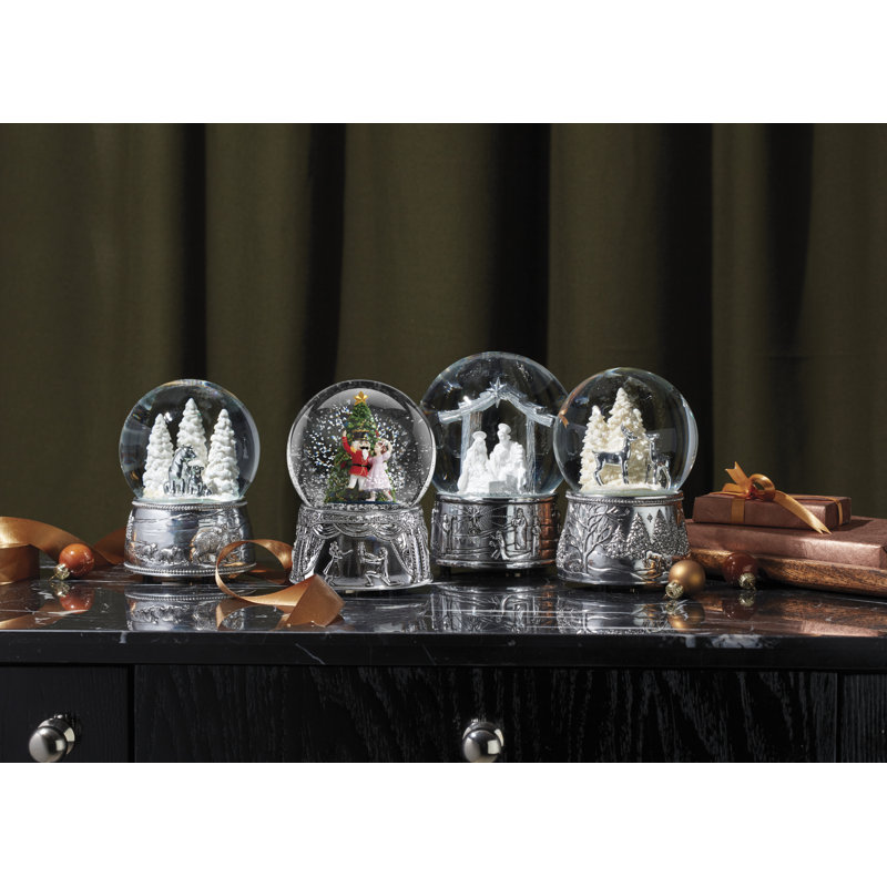 Reed And Barton Nutcracker Suite Musical Snowglobe