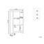 Akadian 117cm H x 64cm W Bookcase