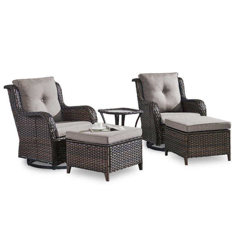 Carolina 2 - Person Patio Conversation Sets with Cushions