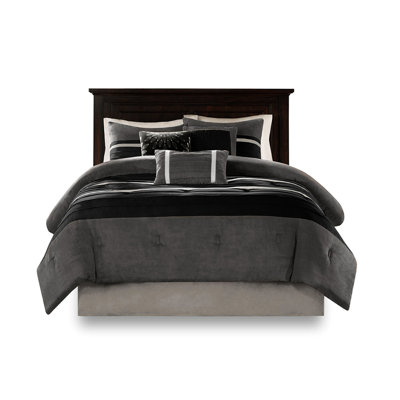 Édredon pour lit double en simili suède doux et confortable pour une bonne nuit de sommeil