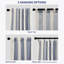 Rideaux semi-transparents avec passe-tringle Chris-1360460704-1360460717