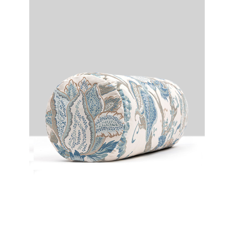 INDIENNE LAMPAS PILLOW, Federal Blue