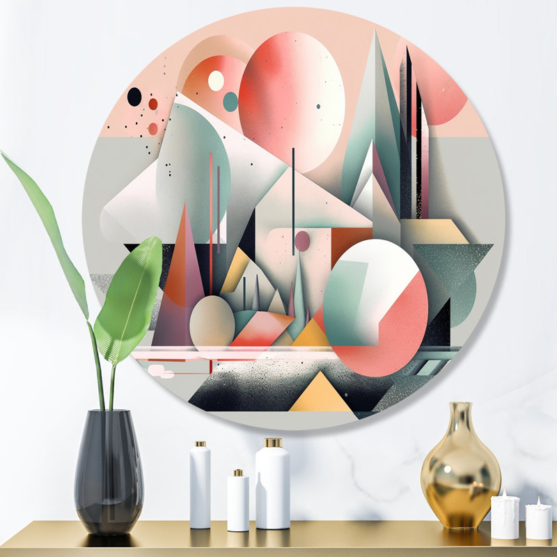 Décoration murale en métal, H 16 po x l 16 po x P 1 po