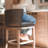Maven Lane Hugo Stool with Faux Leather Upholstery-92565403-92565407