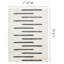 Tapis blanc à poils longs Wassily-156300430