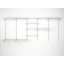 ShelfTrack 84" W - 120" W Closet System Starter Kit