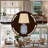 Ceramic Table Lamp with Scallop Shade-2036993190