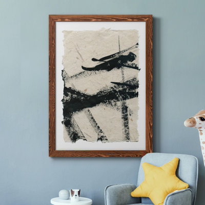 «Lines Crossed II», peinture sur toile encadrée