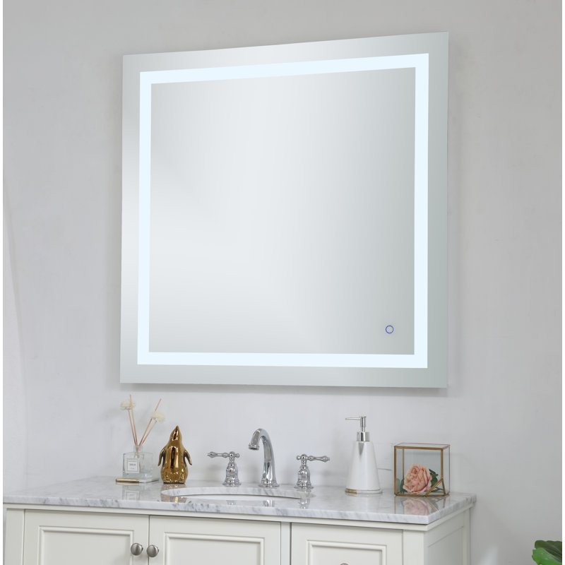 Miroir de salle de bain Scoles, 36 po x 36 po