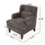 Chaise d'appoint rembourrée et rembourrée-1829007119