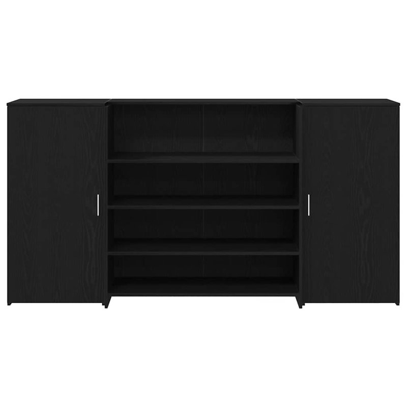 Camariah Standing Desk, 103.5cm H x 200cm W x 50cm D, Black Oak