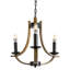 Lustre empire à 4 lumières Chessy