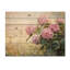 Hortensias dans un pré d'été II - Art mural en bois d'hortensias - sur bois de pin naturel-509608451