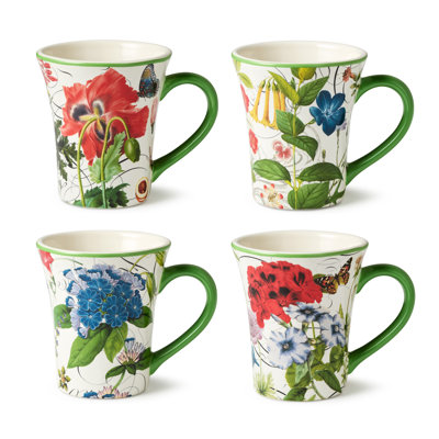 Greenhouse Set of 4 Mugs 16oz