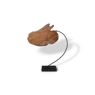 Sculpture feuille sculptée