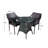 Getchell 2 - Person Wicker Patio Dining Set with Round Table