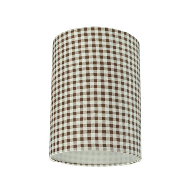 11'' H Textured Fabric Drum Lamp Shade
