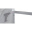  Porte de douche coulissante double encadrée l 56 à 60 po x H 72 po, noir mat, verre trempé 1/4 po avec revêtement Nano Easy-Clean-124871997